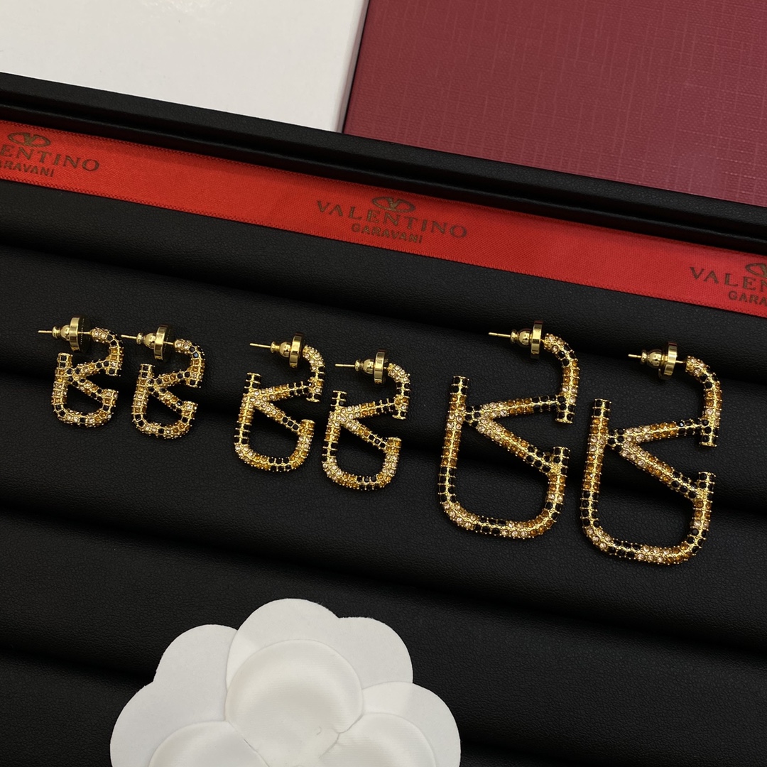 [TOP] VALENTINO Earrings - Gold - 3 Sizes