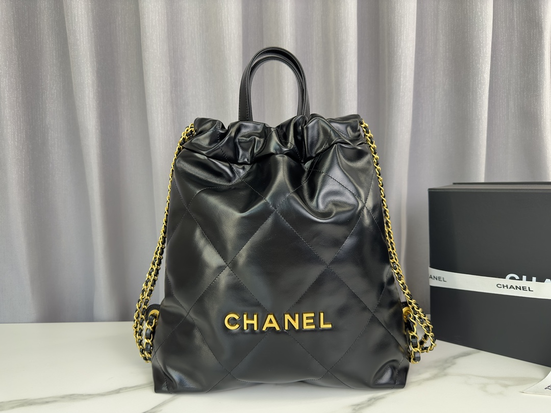 [TOP] CHANEL Soft Calfskin22 Series Dual Backpacks 40x51x9cm - GHW - 3 Colors