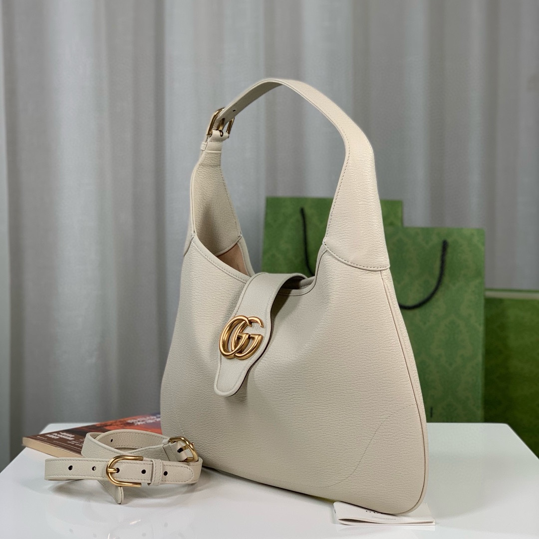 [TOP] GUCCI Lambskin Aphrodite Series Medium Crescent Shoulder Handbags 39X38X2CM - 4 Colour