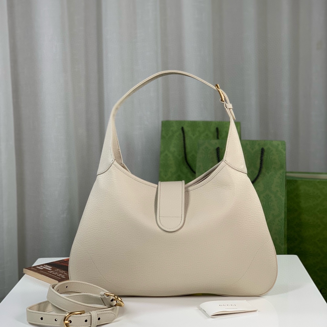 [TOP] GUCCI Lambskin Aphrodite Series Medium Crescent Shoulder Handbags 39X38X2CM - 4 Colour
