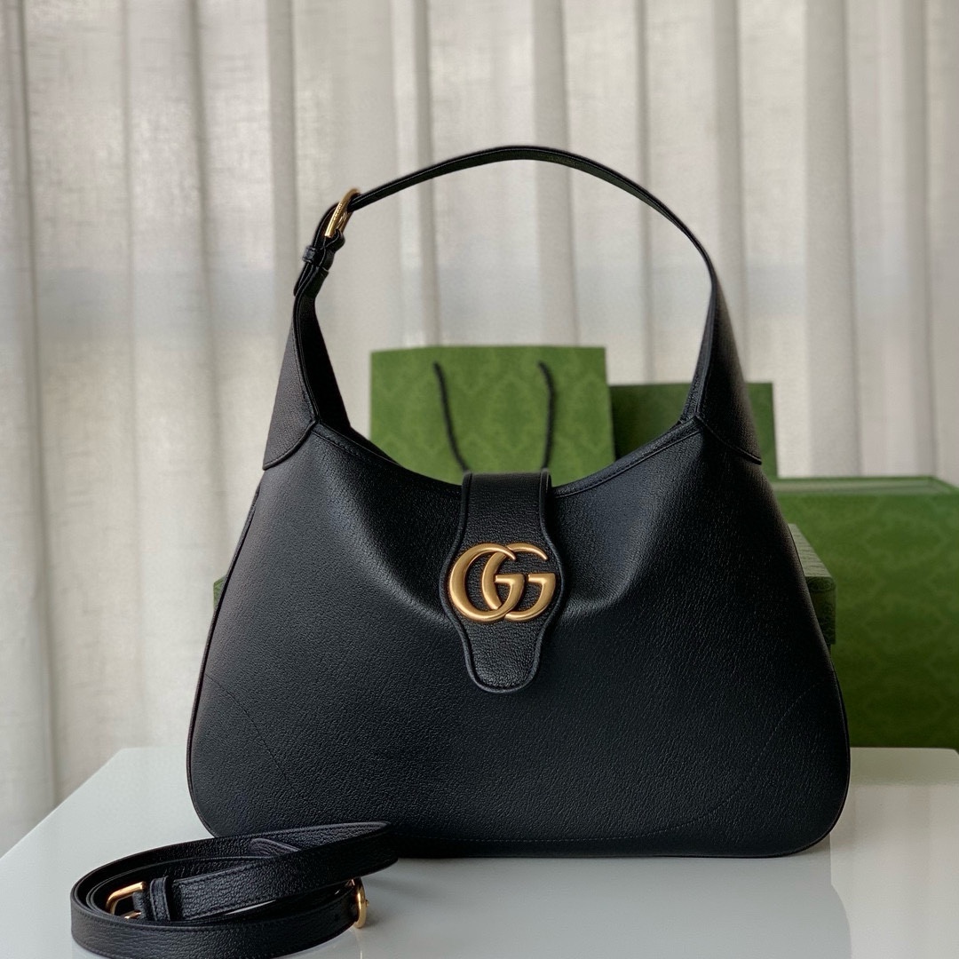 [TOP] GUCCI Lambskin Aphrodite Series Medium Crescent Shoulder Handbags 39X38X2CM - 4 Colour