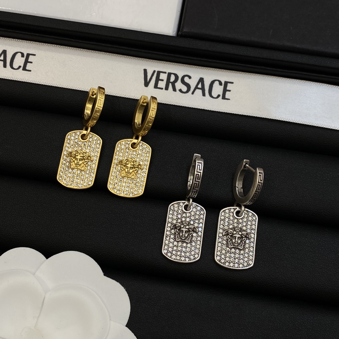 [TOP] VERSACE Earrings - 2 Color