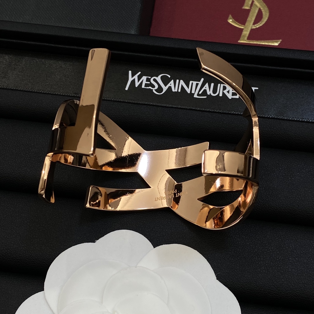 [TOP] Yves Saint Laurent YSL Bracelet - Rose Gold