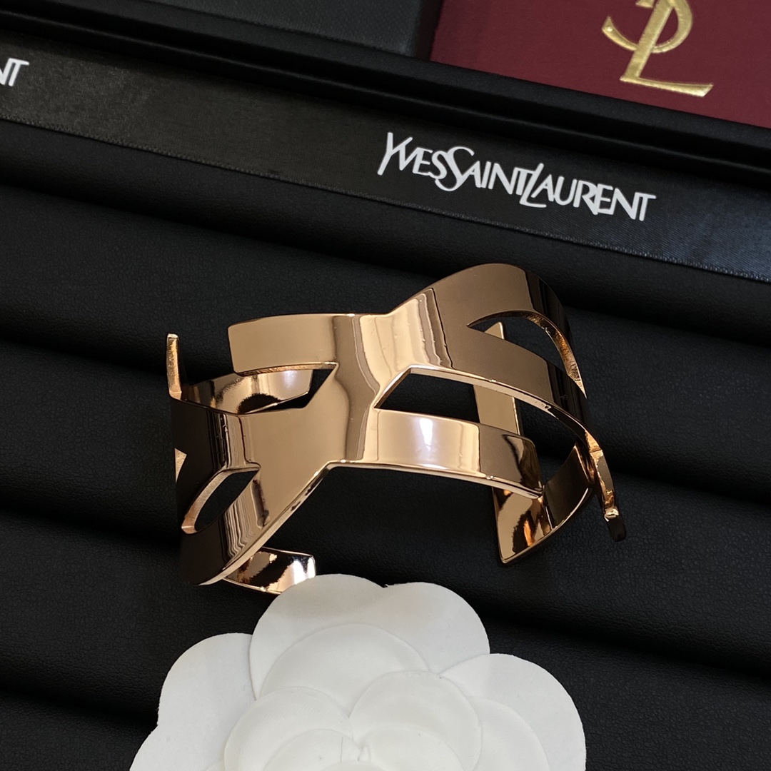 [TOP] Yves Saint Laurent YSL Bracelet - Rose Gold