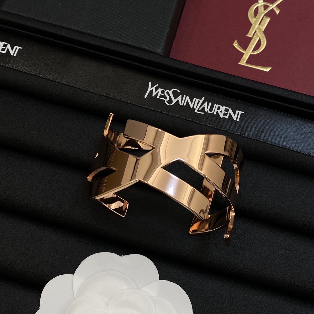 [TOP] Yves Saint Laurent YSL Bracelet - Rose Gold