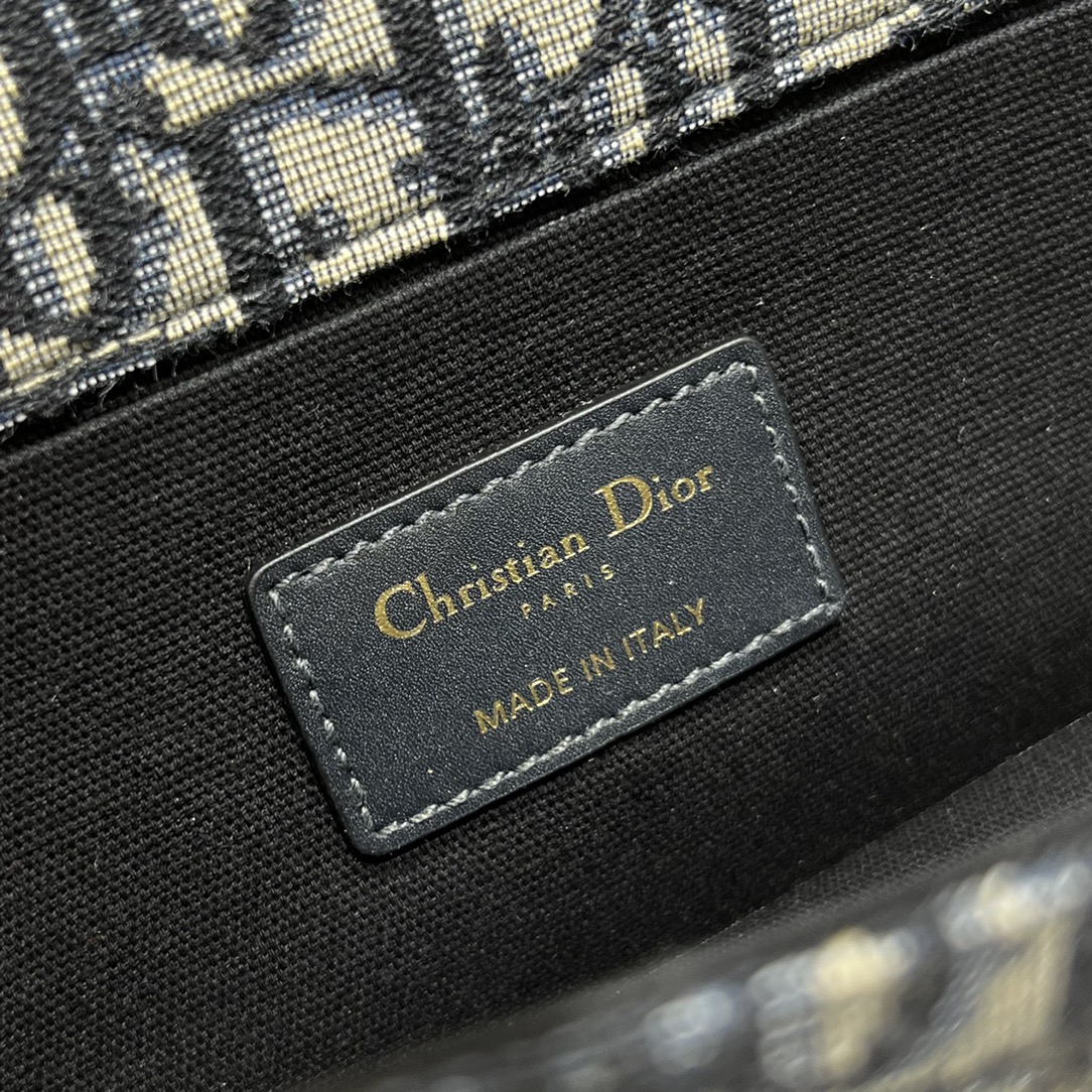 [Top] Christian Dior Oblique Embroidery Montaigne Bags 21.5*12*6cm - GHW