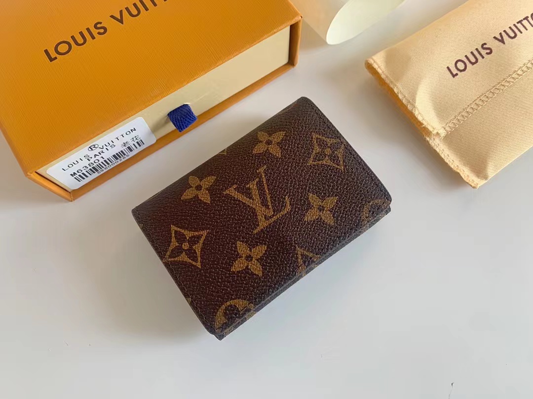 [TOP] Louis Vuitton LV Enveloppe Carte de visite Wallet 10.5x8x1cm - 4 Color