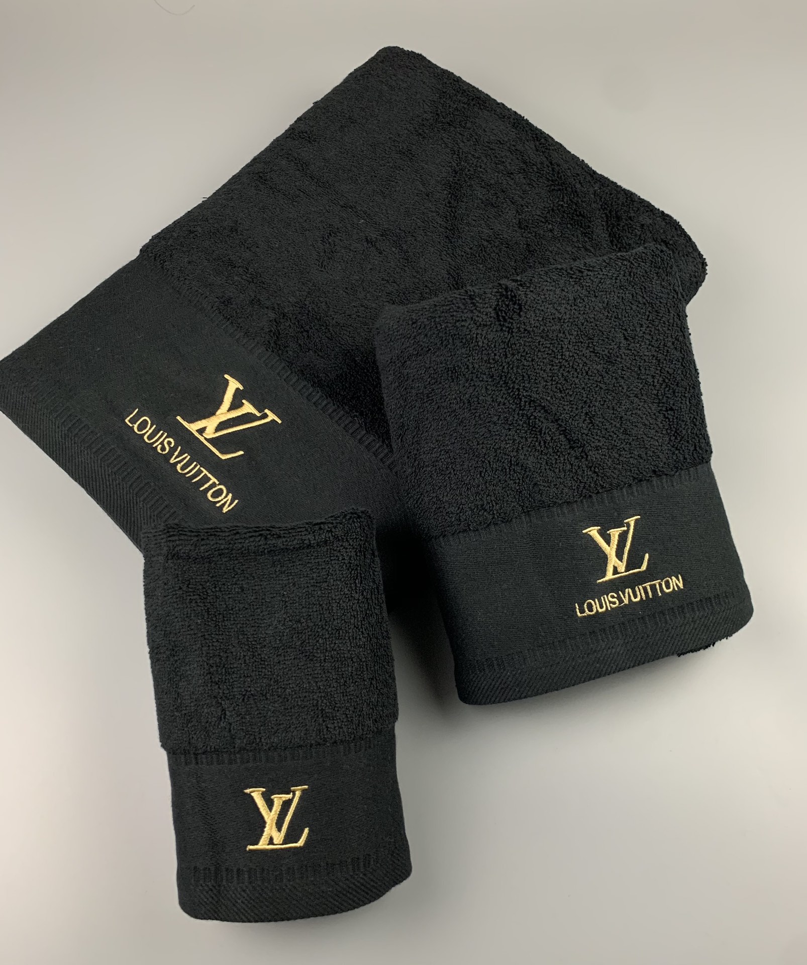 [TOP] Louis Vuitton LV Bath Towel 3 Piece Set - 8 Color