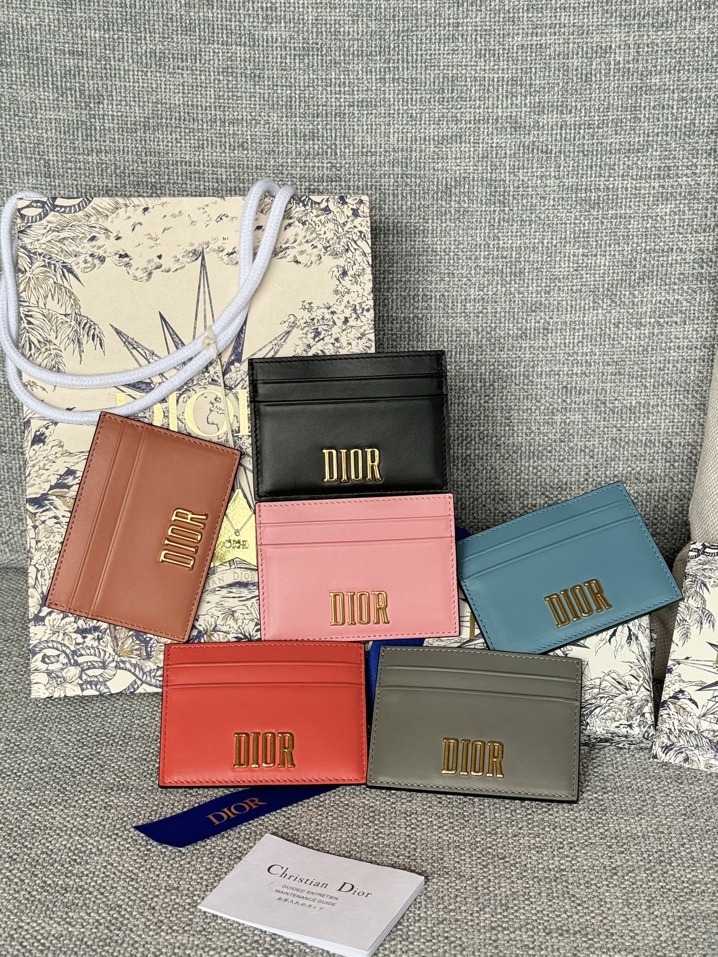 [TOP] Christian Dior Calfskin Clips - 6 Colors