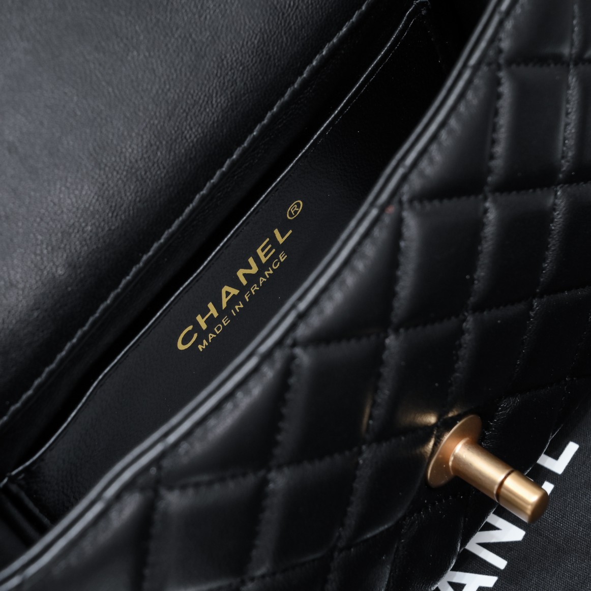[TOP] CHANEL Classic Lambskin Flap Bags 17cm/19.5cm - Black/Pink - GHW
