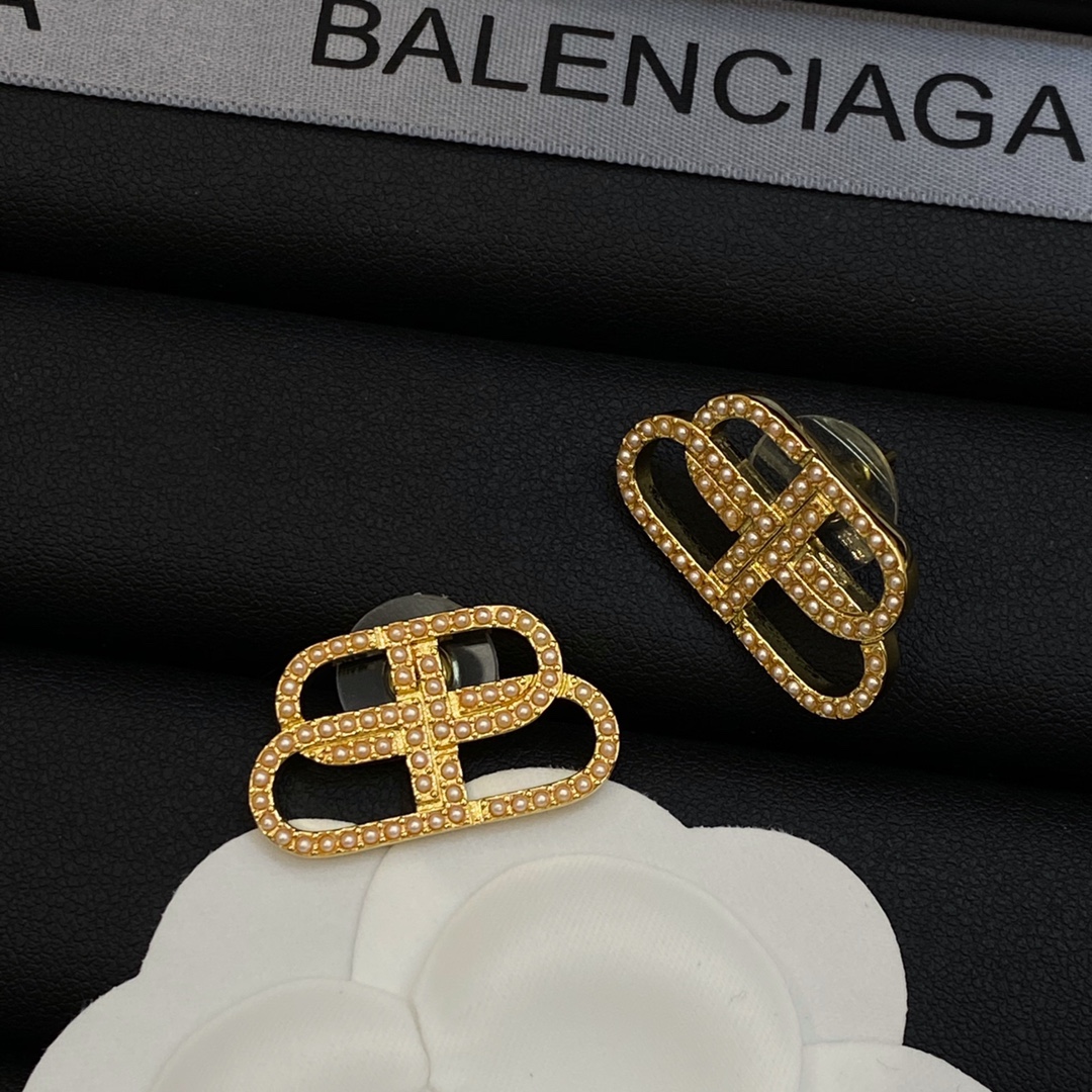[TOP] BALENCIAGA Earrings - Gold