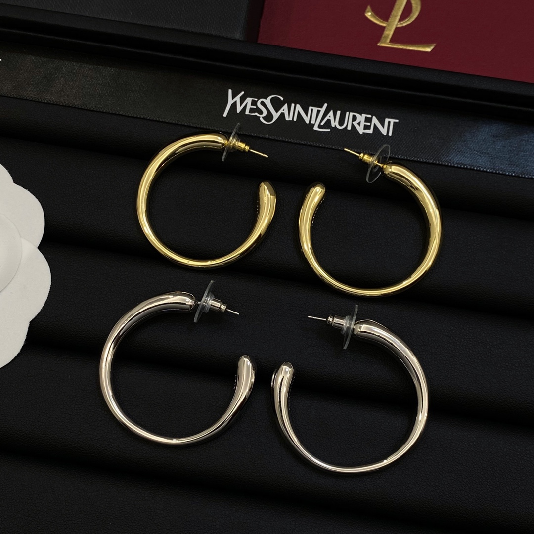 [TOP] Yves Saint Laurent YSL Earrings - 2 Color