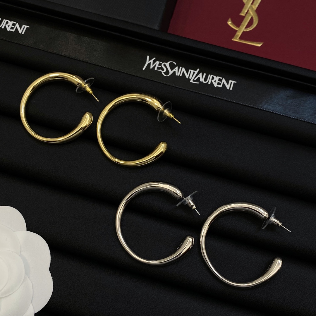 [TOP] Yves Saint Laurent YSL Earrings - 2 Color