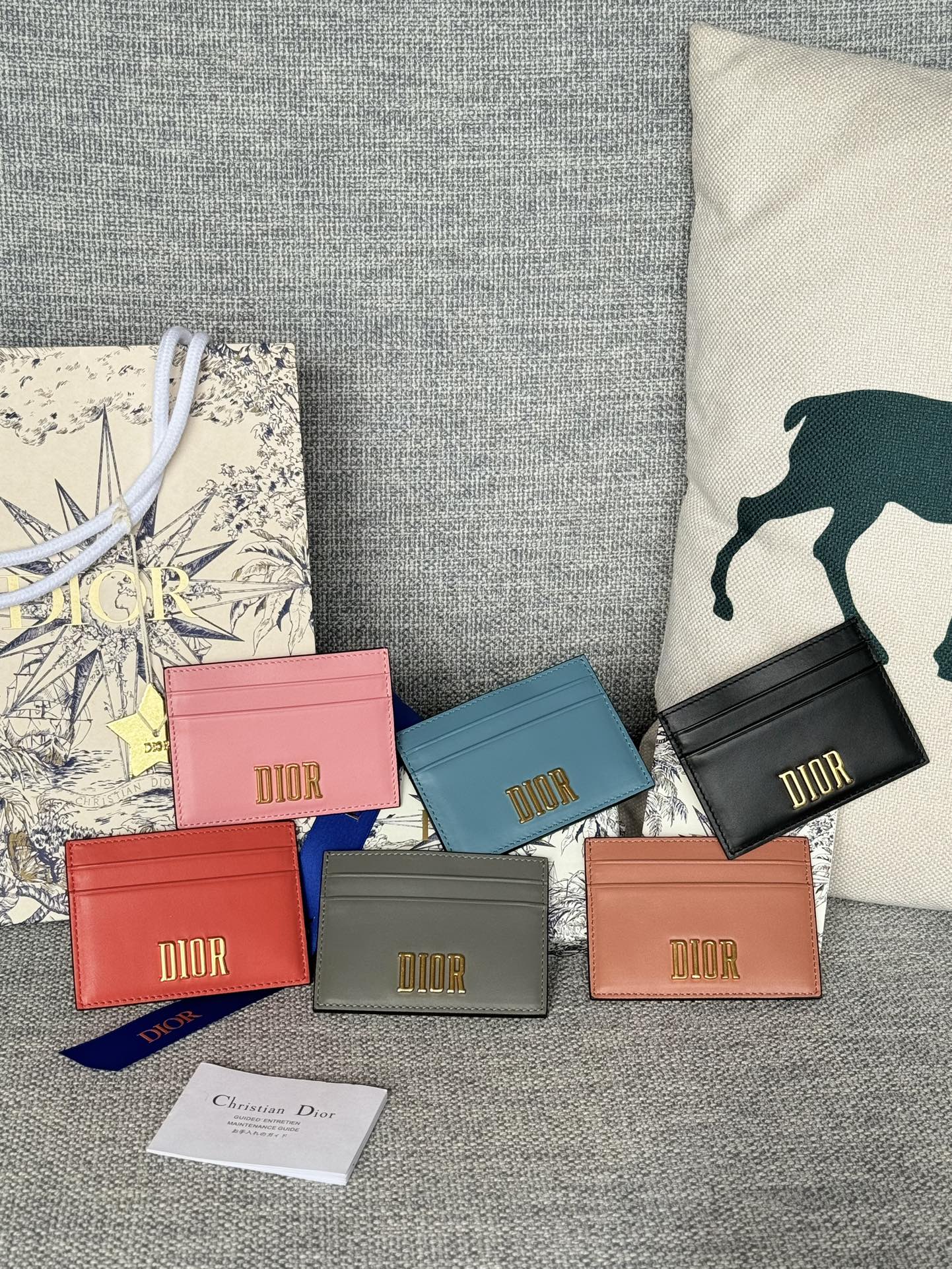 [TOP] Christian Dior Calfskin Clips - 6 Colors