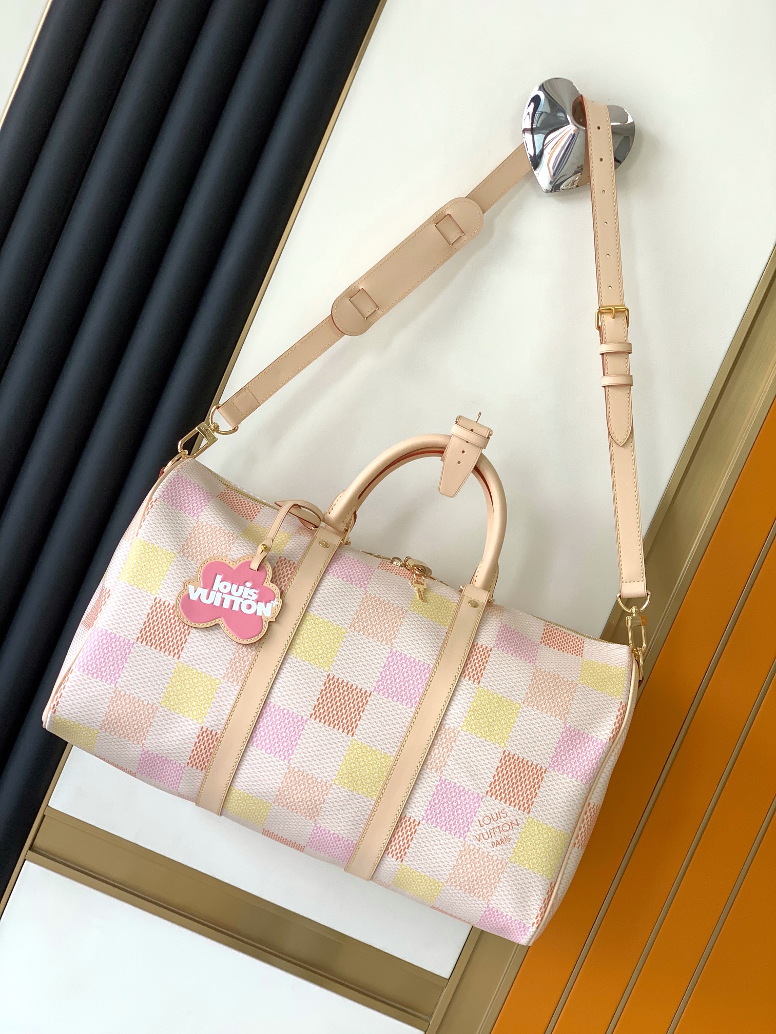 [TOP] Louis Vuitton LV Calfskin Keepall Bags 45CM - GHW