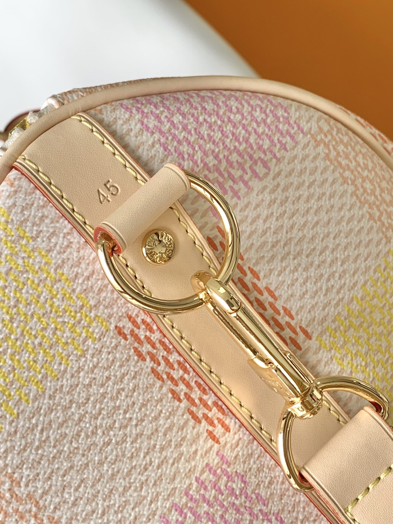 [TOP] Louis Vuitton LV Calfskin Keepall Bags 45CM - GHW