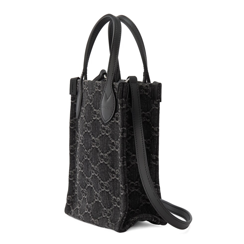 [TOP] GUCCI Ophidia Series GG Mini Handbag 26.5x15x5.5cm - Black