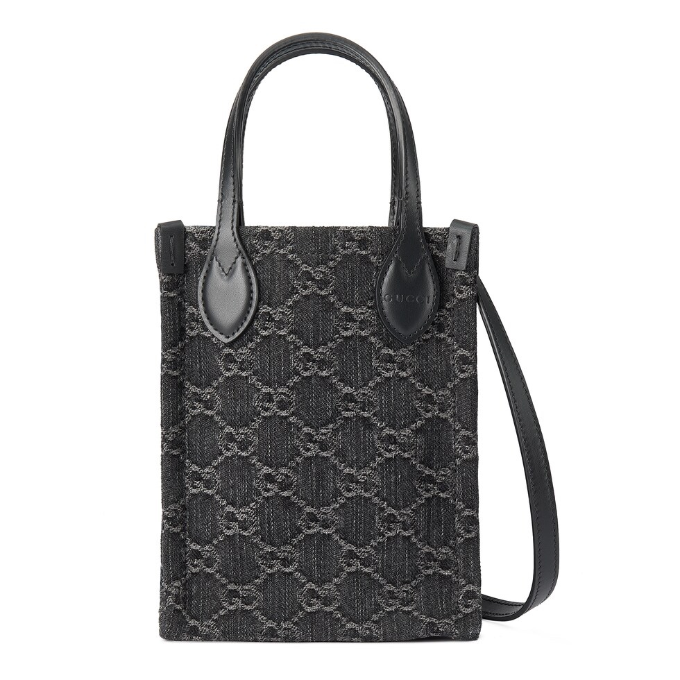 [TOP] GUCCI Ophidia Series GG Mini Handbag 26.5x15x5.5cm - Black