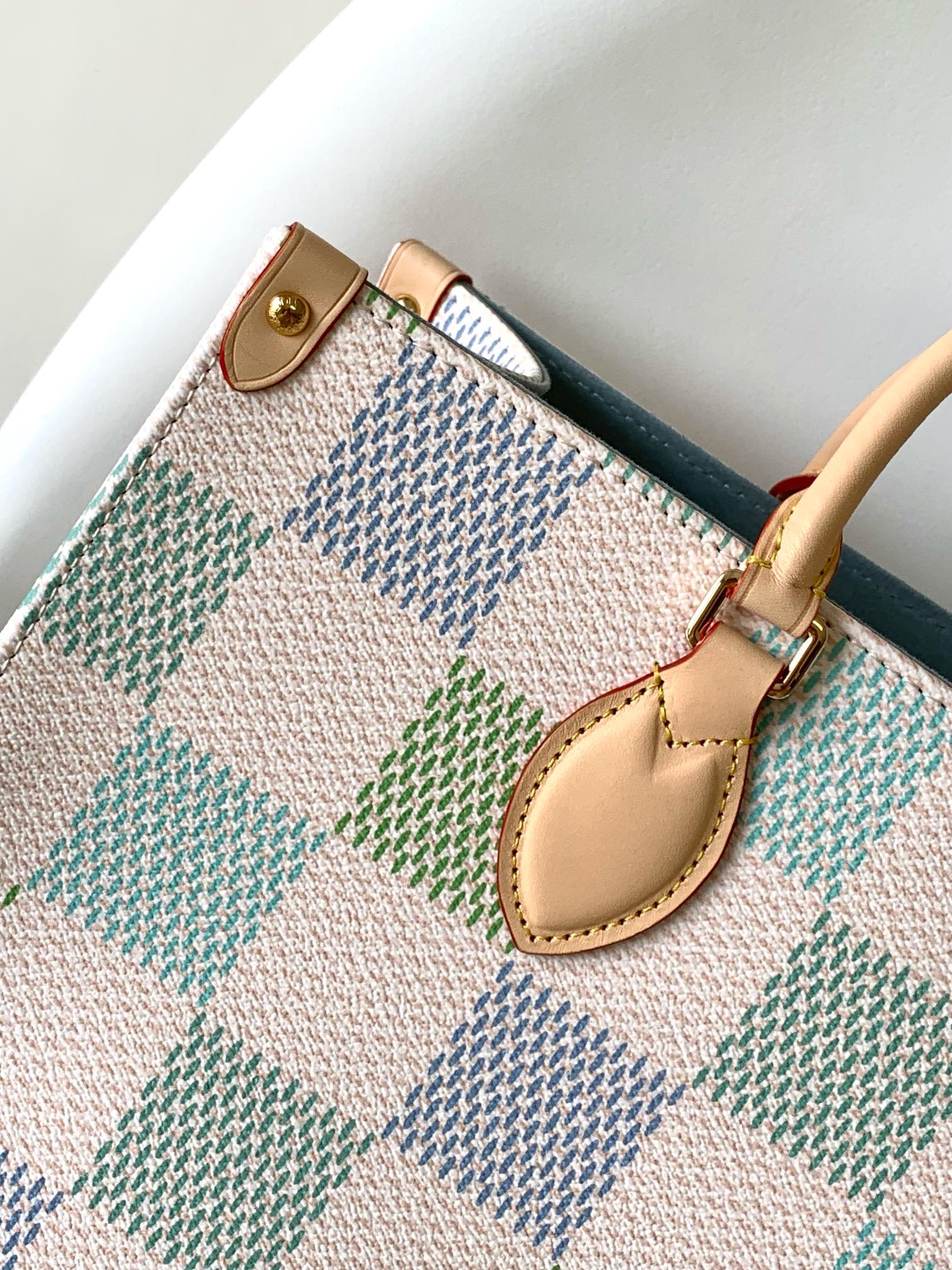 [TOP] Louis Vuitton LV On the GO Bags Medium Checkerboard Handbag - 35x27x14cm