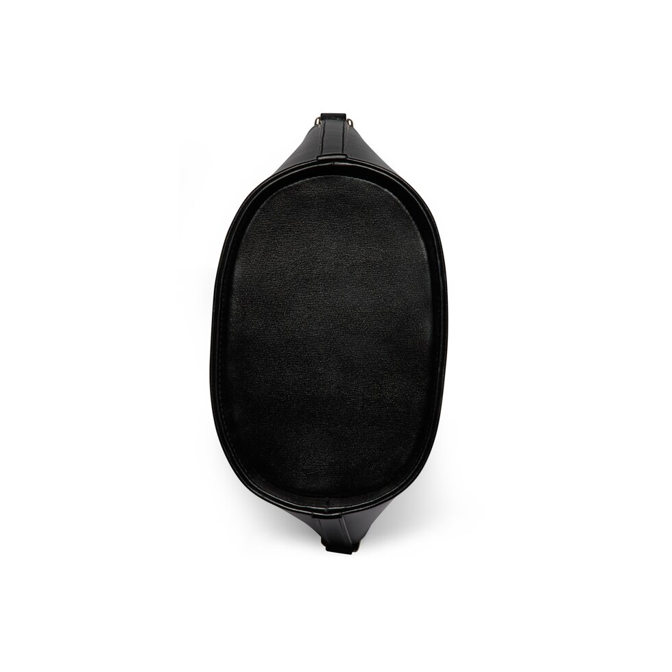 [TOP] GUCCI Leather Bucket Bags 18.5x20.5x12.5cm - White/Black