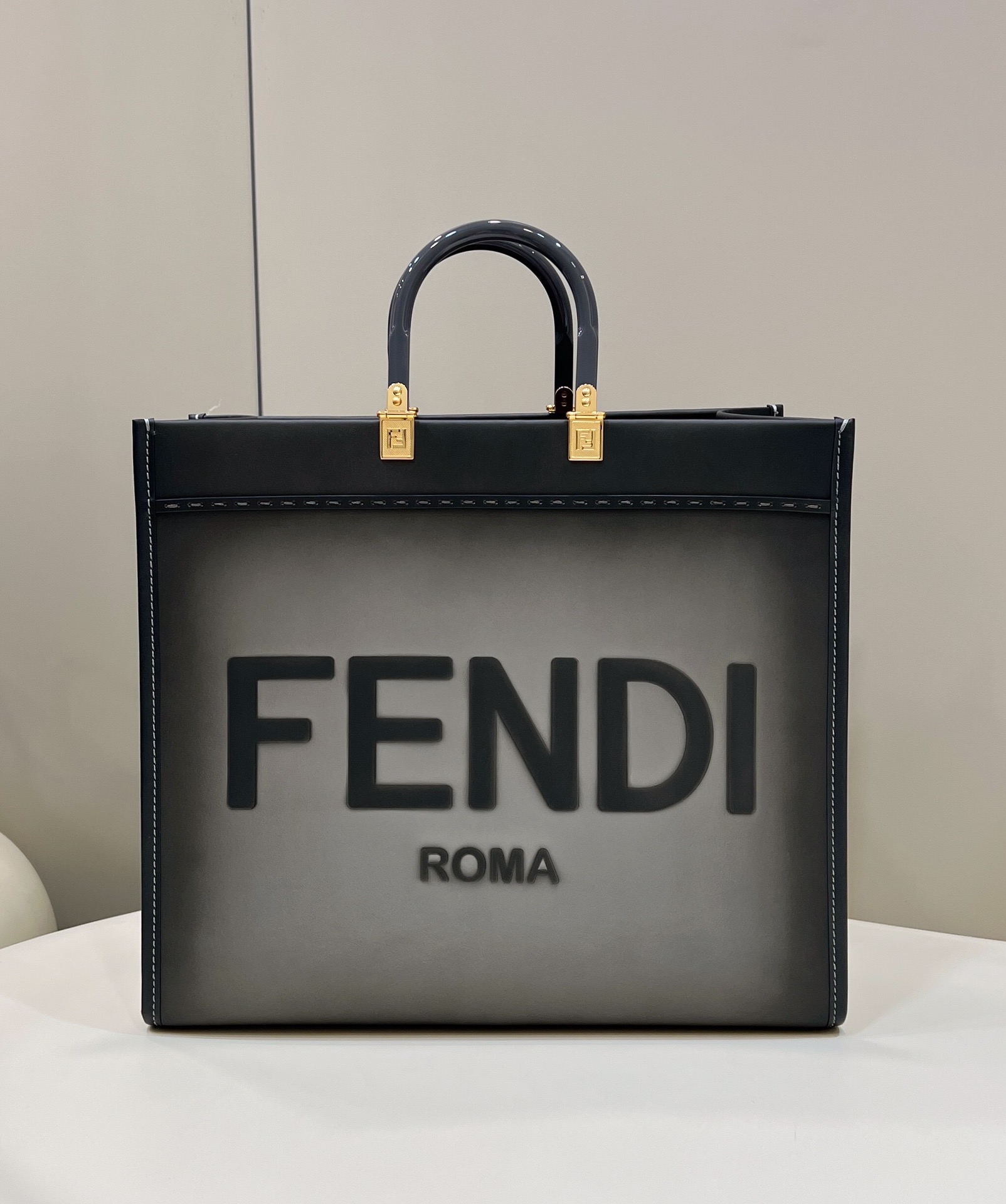 [TOP] FENDI Calfskin Medium Sunshine Tote 40×17×37cm - 3 Colors