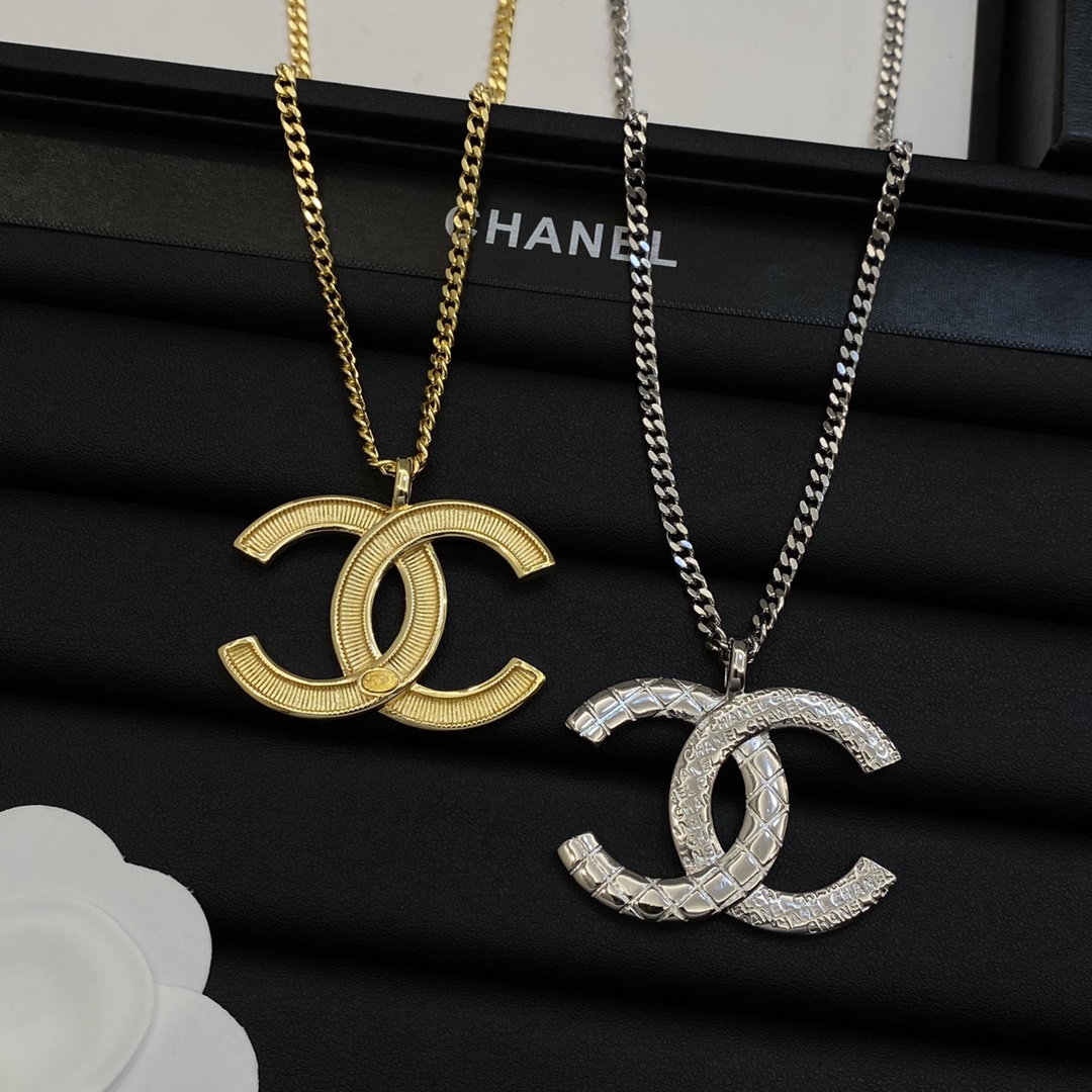 [TOP] CHANEL Dounble C Necklaces - 2 Color