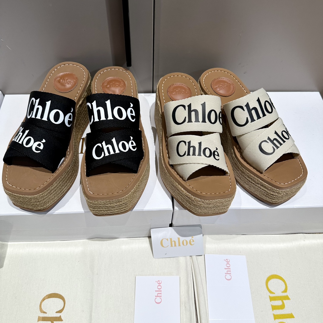 [TOP] Chloe Cross Woven Roman Slippers With Straps - 2 Colors