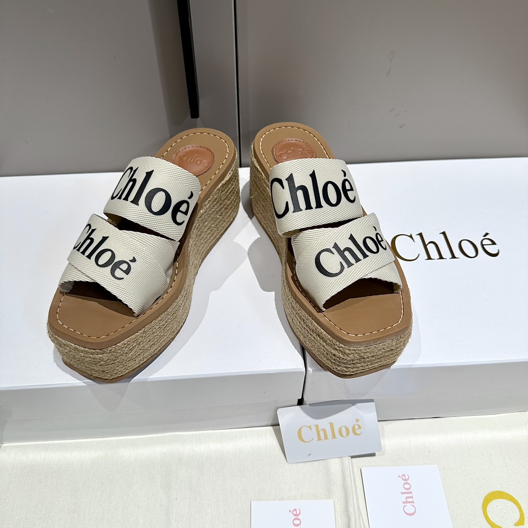 [TOP] Chloe Cross Woven Roman Slippers With Straps - 2 Colors