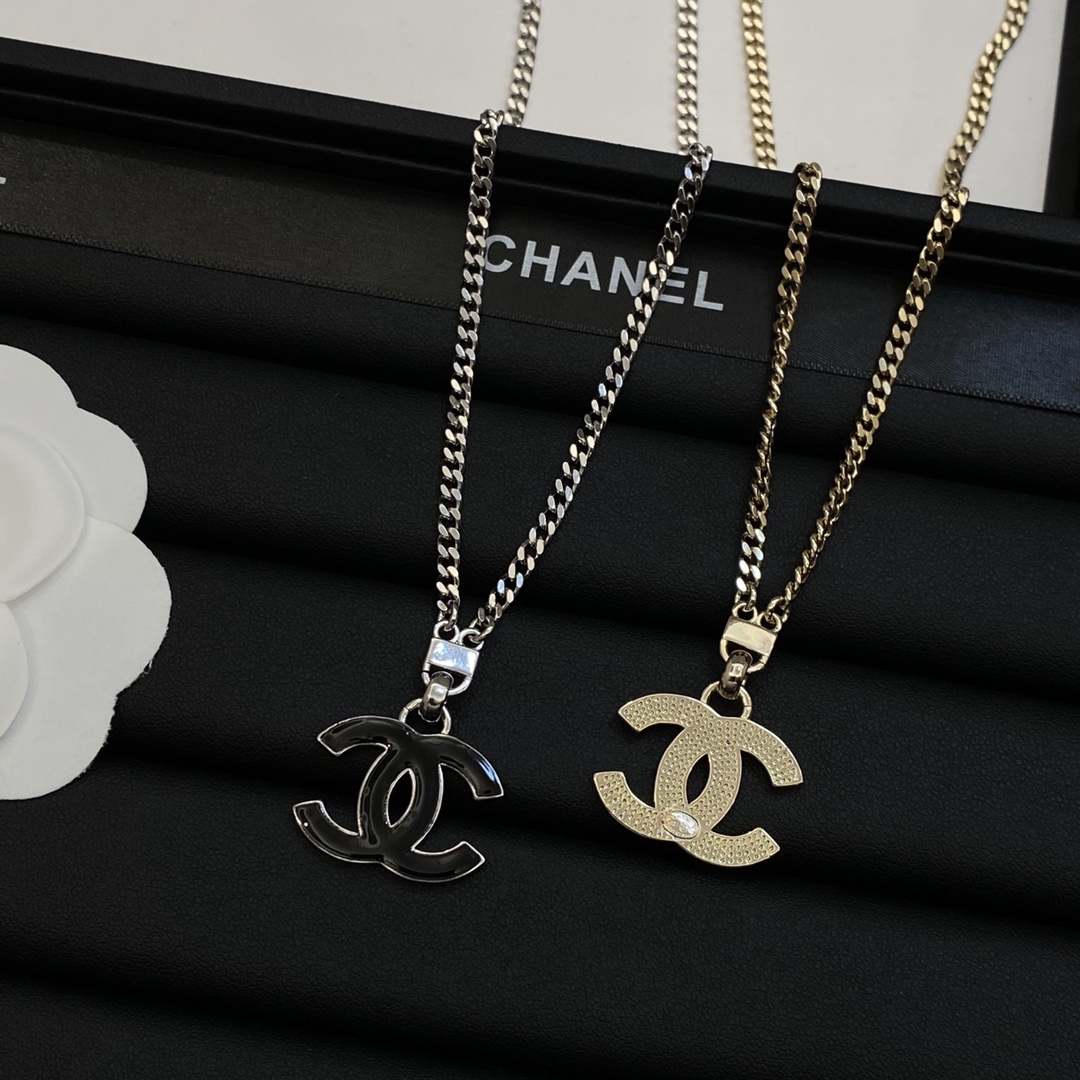 [TOP] CHANEL Dounble C Necklaces - 2 Color