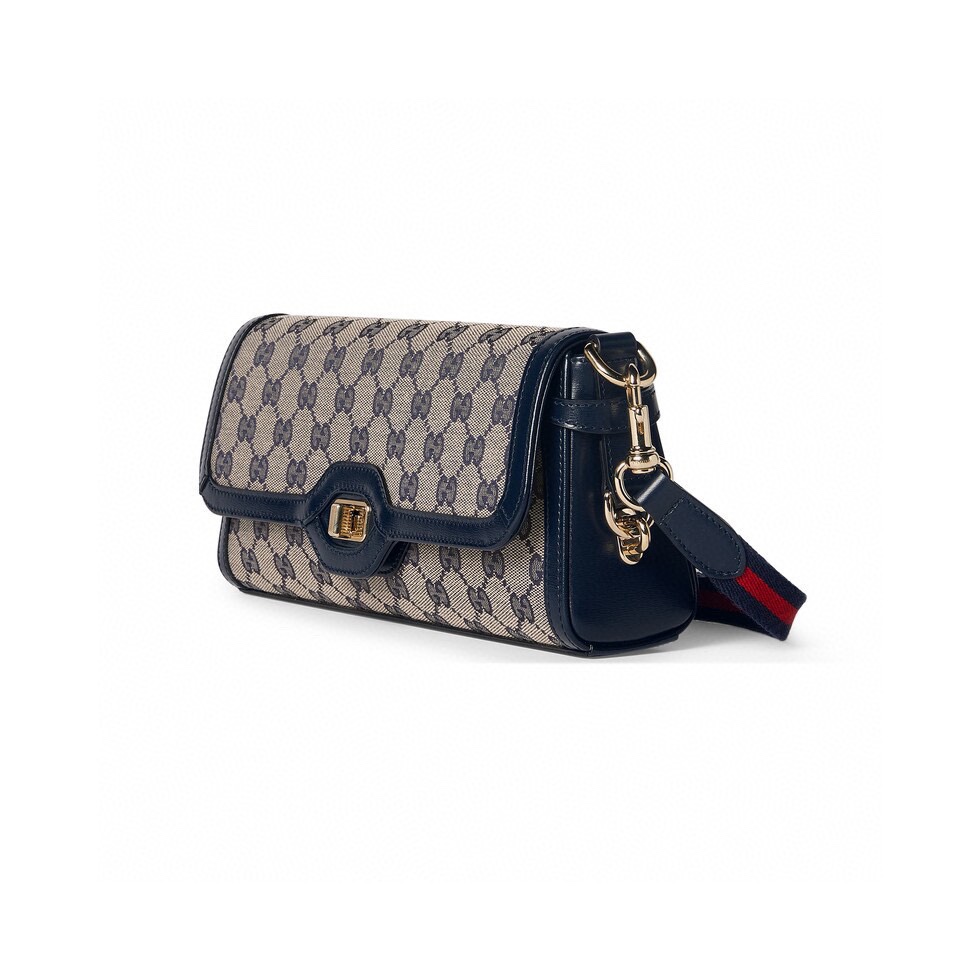 [TOP] GUCCI G*G Luce Series Small Shoulder Bag - 12.5x 27.5x 6.5cm