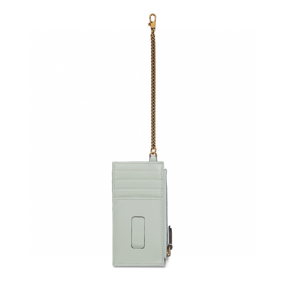 [TOP] GUCCI GG Marmont Series Chain Bag 21x12x5cm - Light Gray & GHW