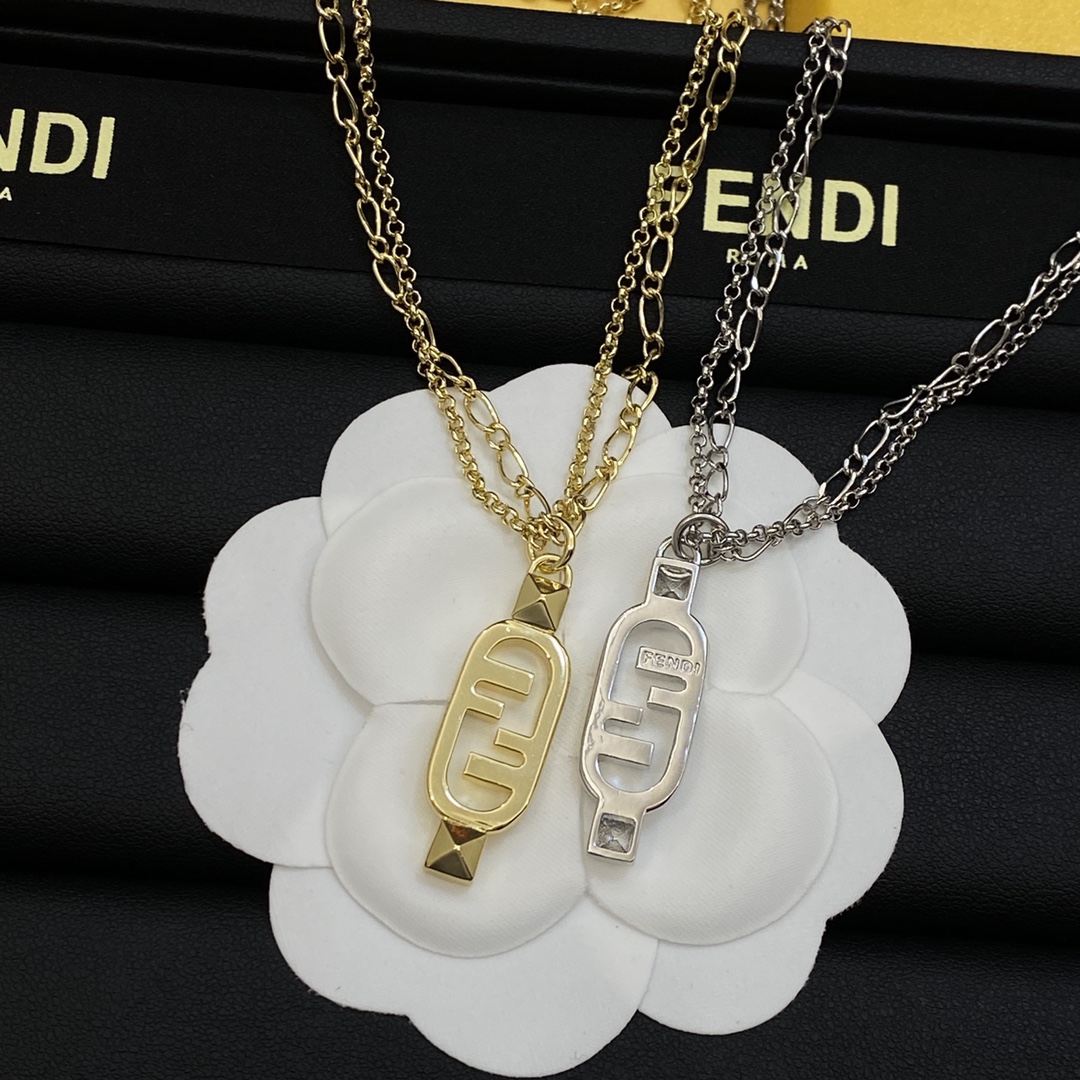 [TOP] FENDI FF Necklace - 2 Color