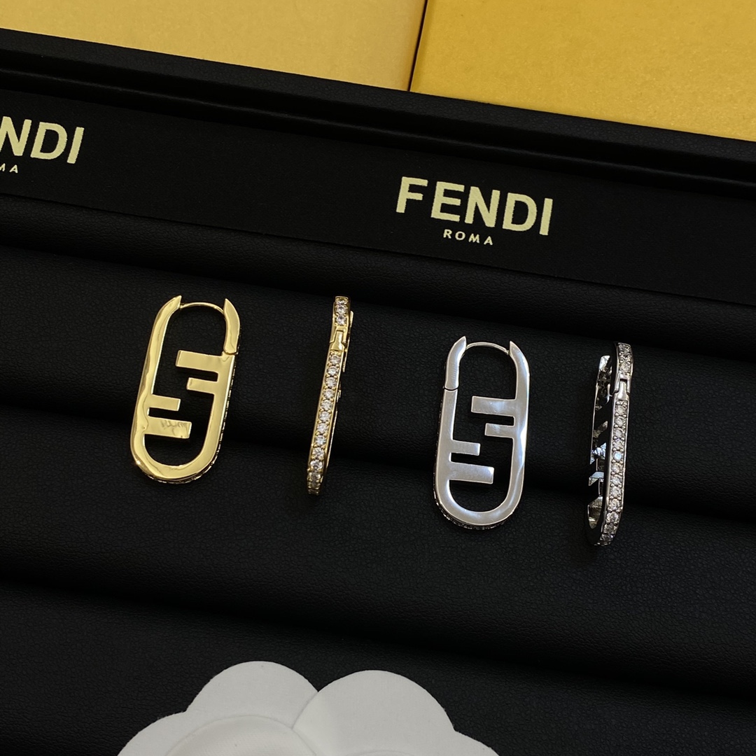 [TOP] FENDI FF Earrings - 2 Color