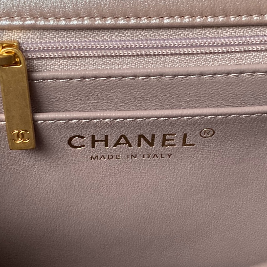 [TOP] CHANEL Pearl Flab Bags - 12.5×17×5cm/14.5×19.5×7.5cm - GHW&Pink
