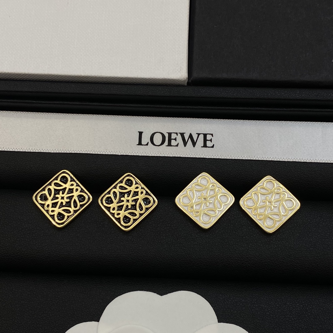 [TOP] LOEWE LOGO Earrings - 2 Color