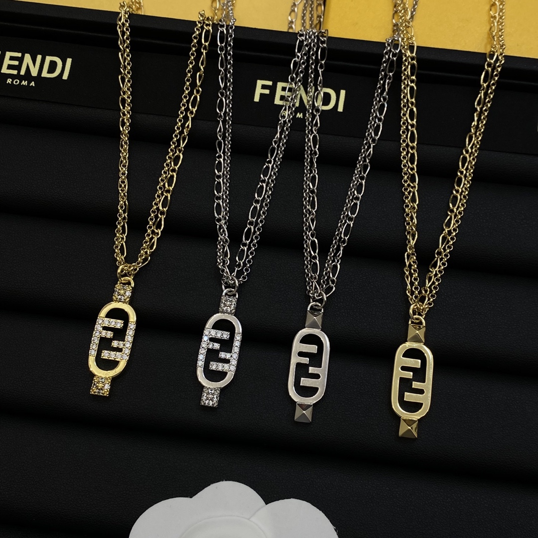 [TOP] FENDI FF Necklace - 2 Color