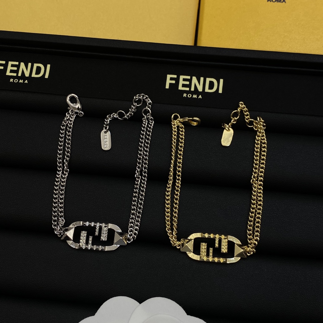 [TOP] FENDI FF Bracelet - 2 Color