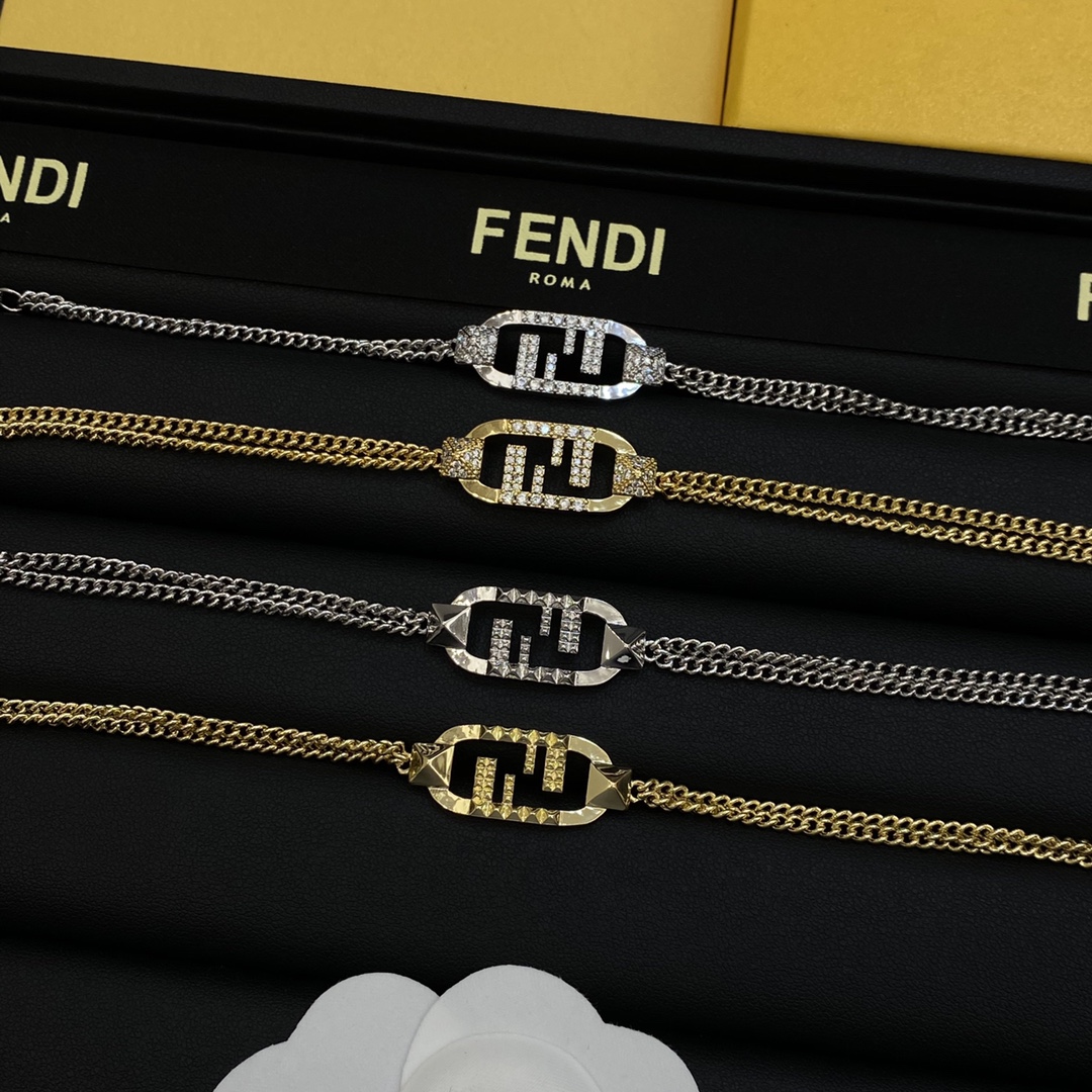 [TOP] FENDI FF Bracelet - 2 Color