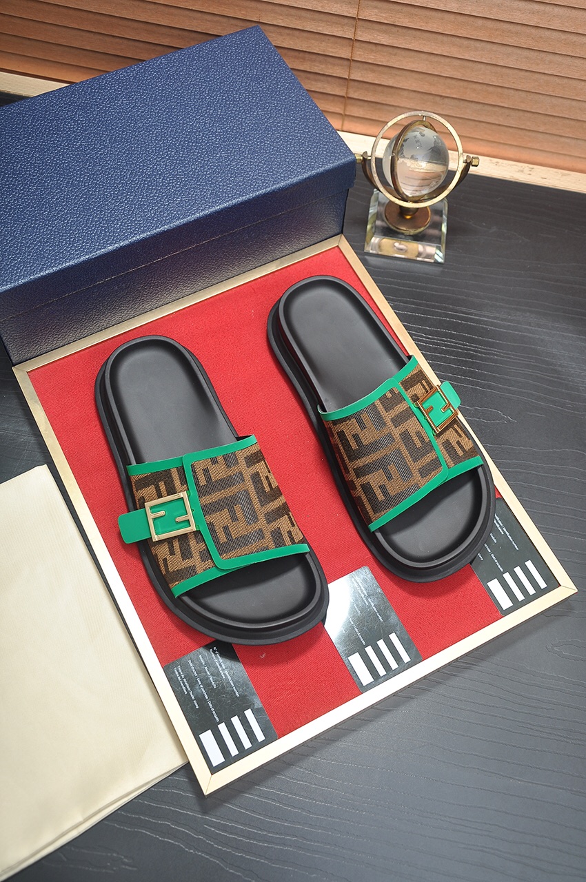 [TOP] FENDI Men's Spring/Summer Slippers - 3 Colors