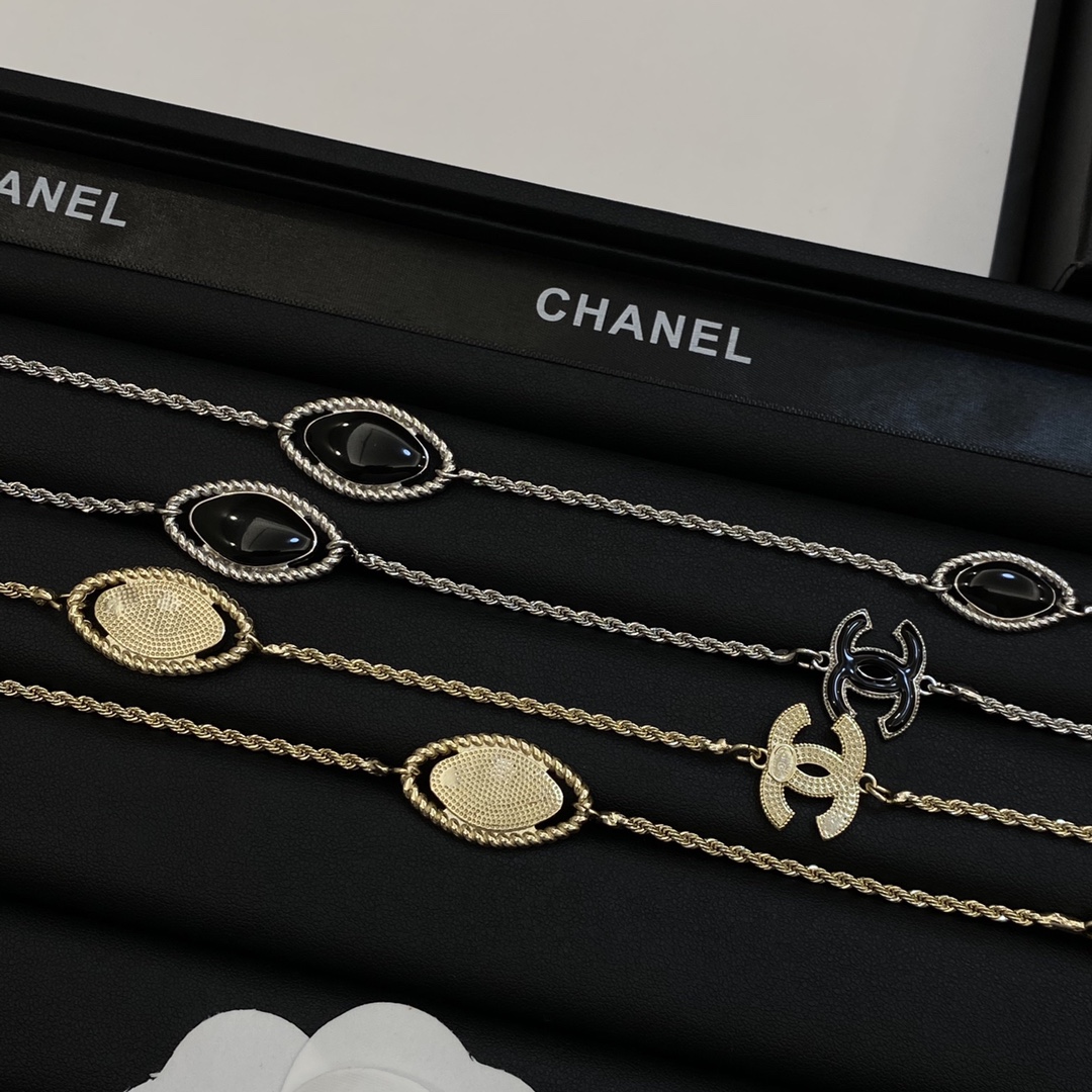 [TOP] CHANEL Sweater Chain Necklace - 2 Color