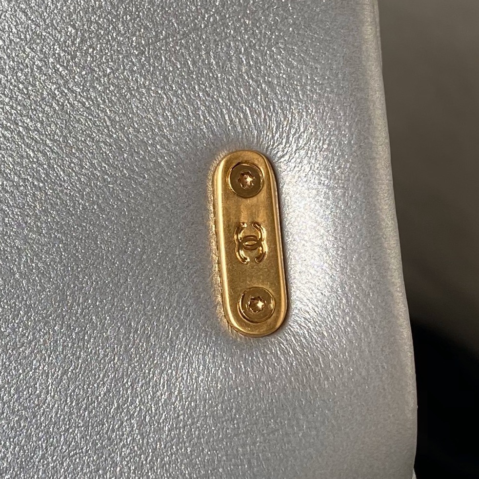 [TOP] CHANEL Pearl Flab Bags - 12.5×17×5cm/14.5×19.5×7.5cm - GHW&Silvery