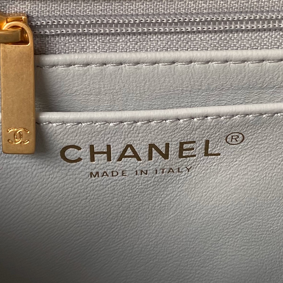 [TOP] CHANEL Pearl Flab Bags - 12.5×17×5cm/14.5×19.5×7.5cm - GHW&Silvery