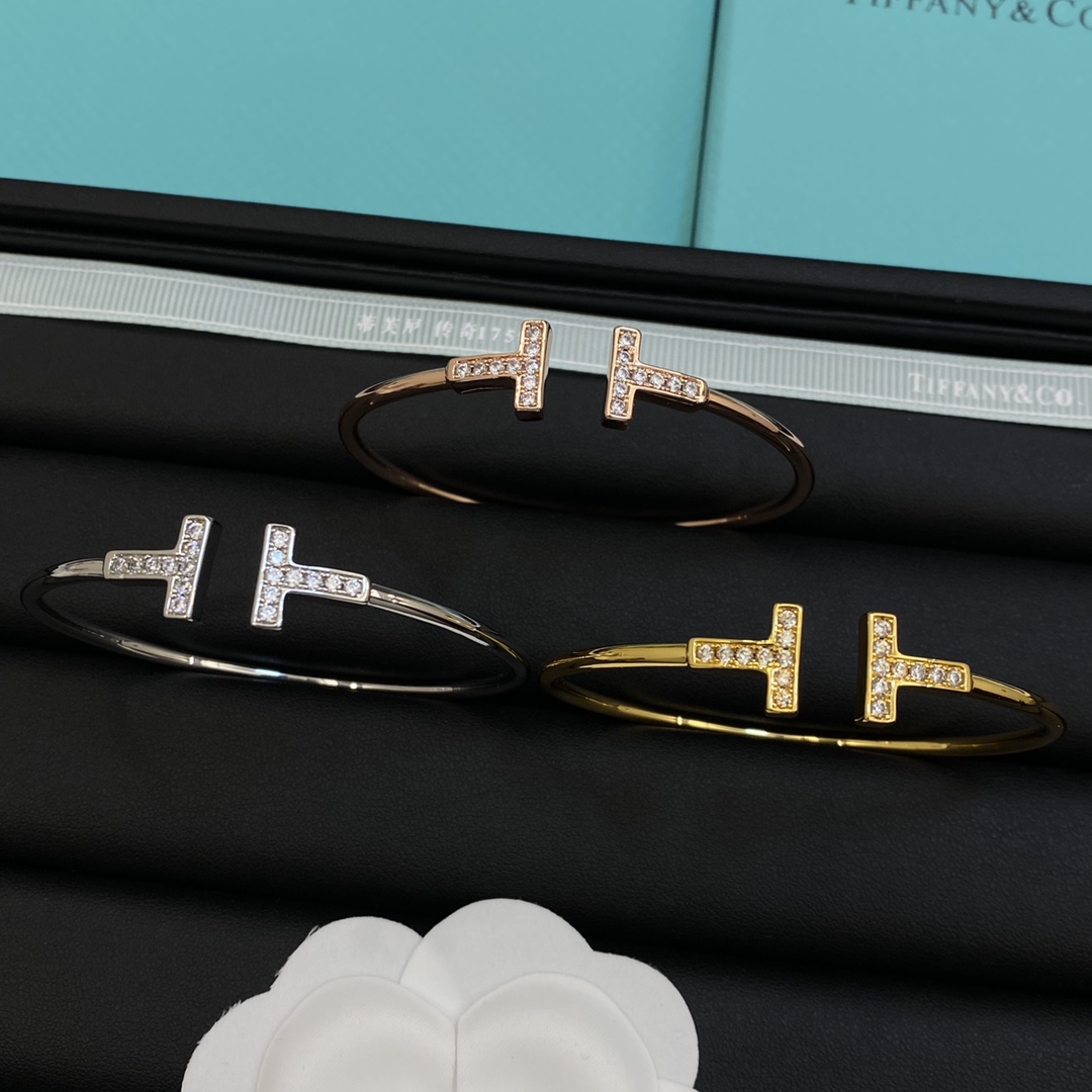 [TOP] Tiffany & Co. Bracelet with Diamonds - 3 Color