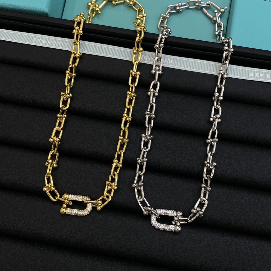 [TOP] Tiffany & Co. Lock Necklace - 2 Color