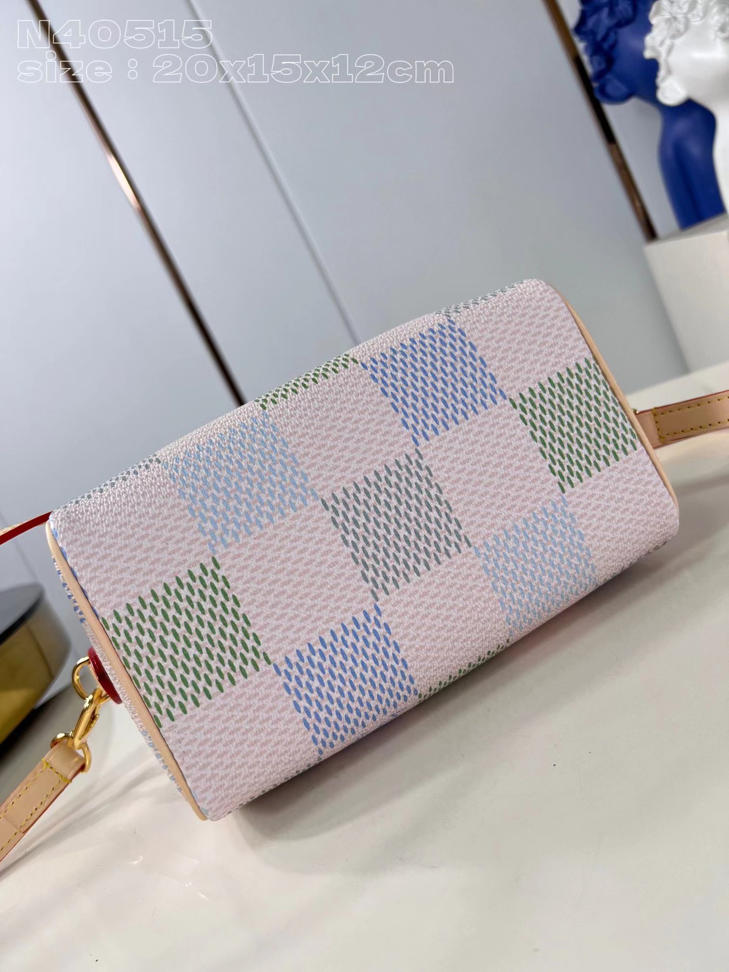 [TOP] Louis Vuitton LV Speedy Bandoulière 20 Handbag20 x 15 x 12 cm-Pink