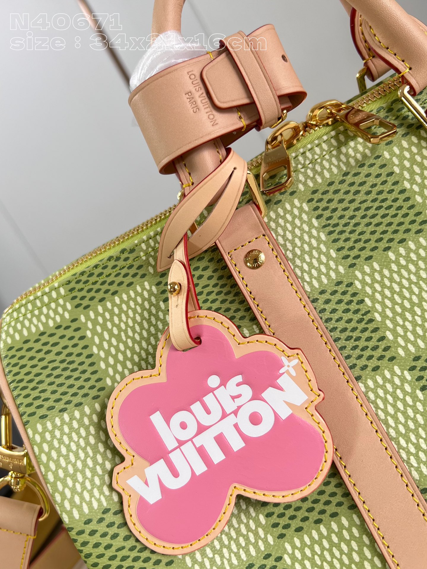 [TOP] Louis Vuitton LV Calfskin Keepall Bandoulière 35 Handbag - GHW