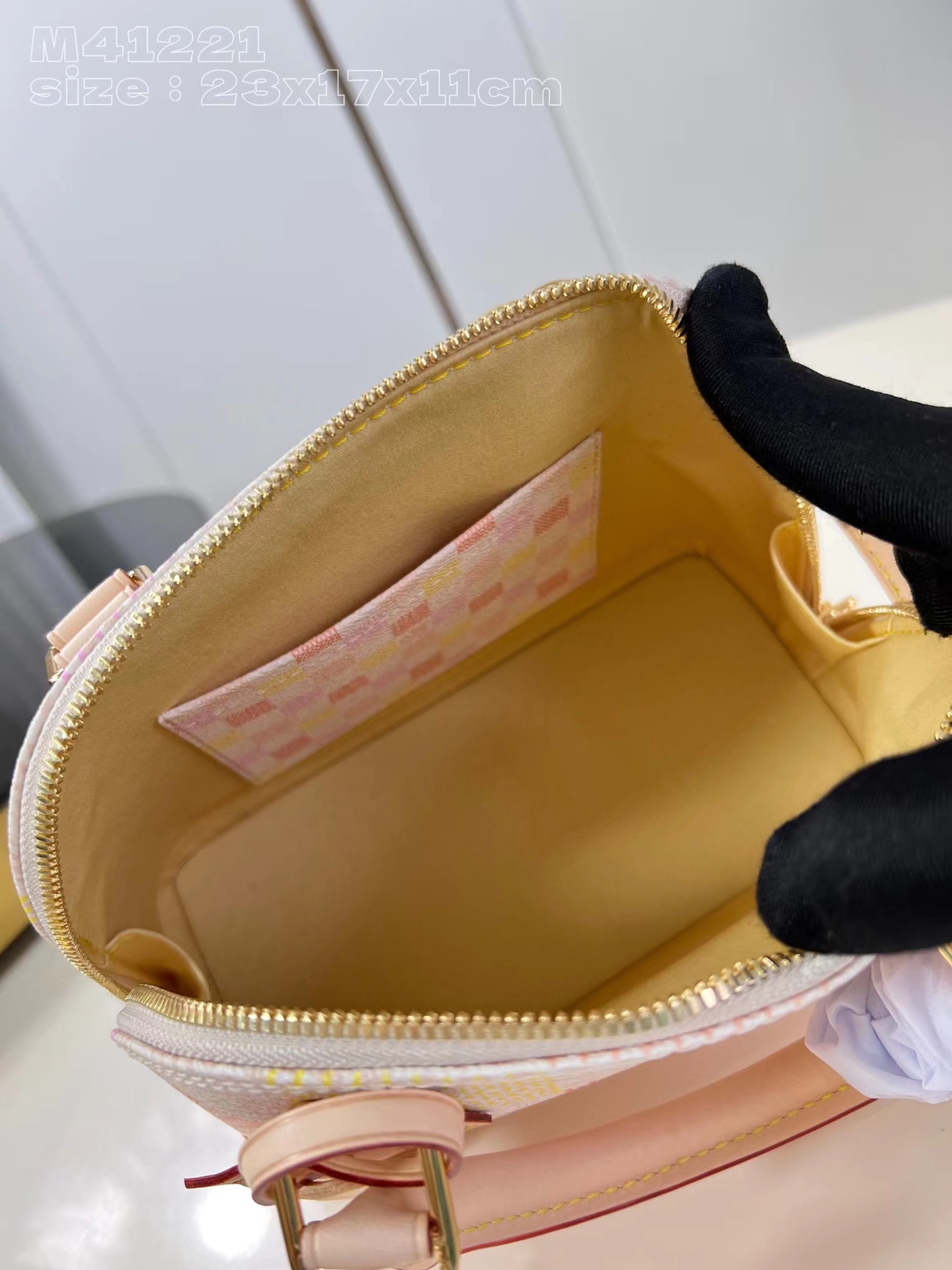 [TOP] Louis Vuitton LV Calfskin Alma BB Handbags - 23x17x11cm- Pink