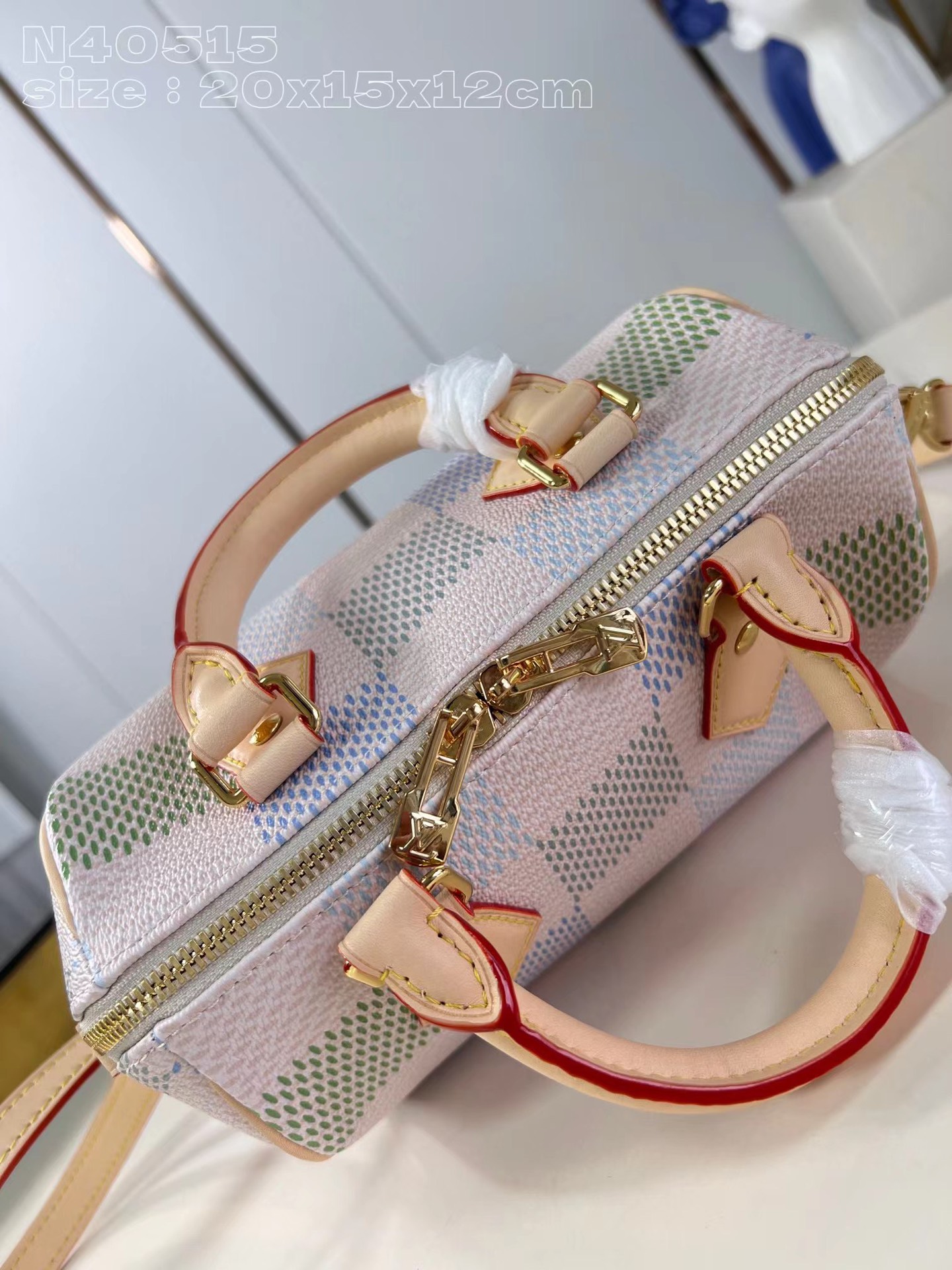 [TOP] Louis Vuitton LV Speedy Bandoulière 20 Handbag20 x 15 x 12 cm-Pink