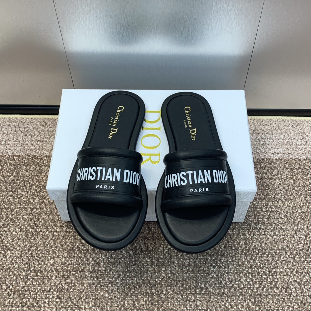 [TOP] Christian Dior Flat Jelly Colored Women's Shoes - 3 Colors