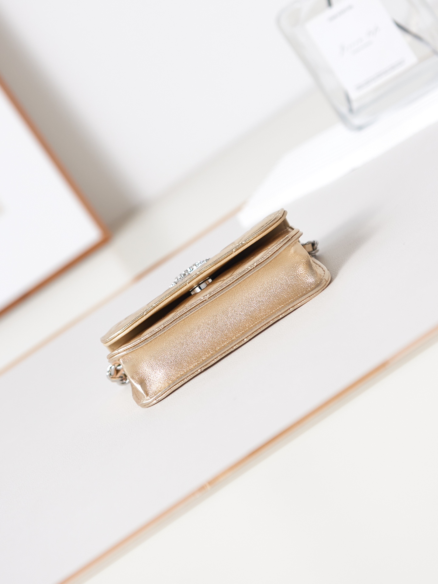 [TOP] CHANEL Star Diamond LOGO Mini Bags - SHW -  Silver&Gold